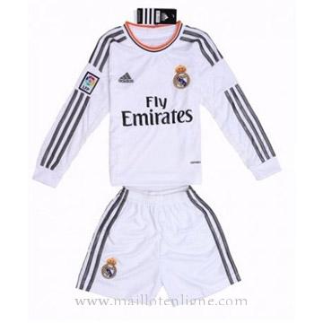 Maillot Real Madrid Manche Longue Enfant Domicile 2013-2014
